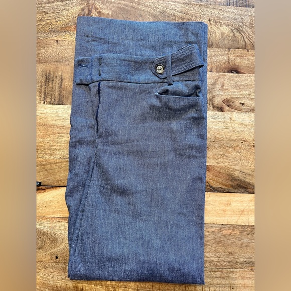 Talbots blue, slim waist, wide leg perfect pant. Size 8. Great condition. - Picture 4 of 4
